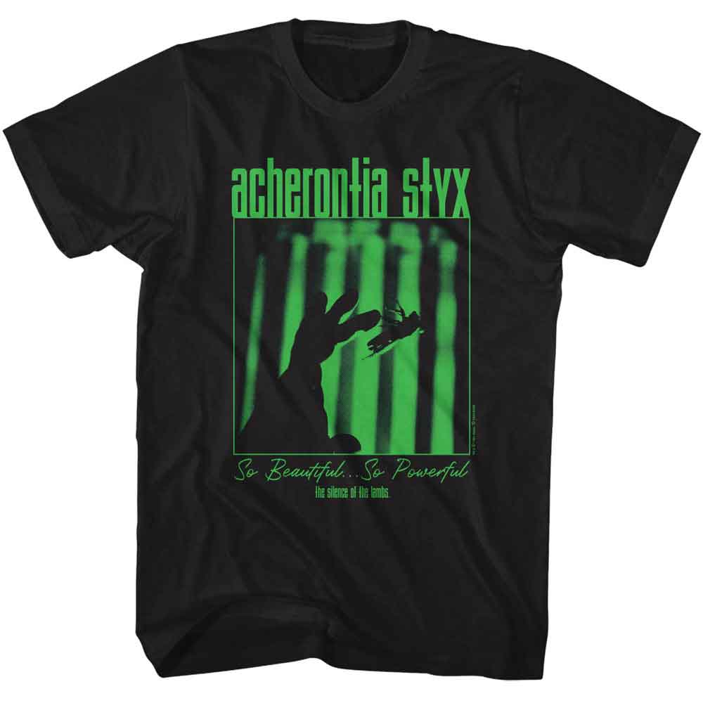 SILENCE OF THE LAMBS-SOL ACHERONTIA STYX-BLACK ADULT S/S TSHIRT
