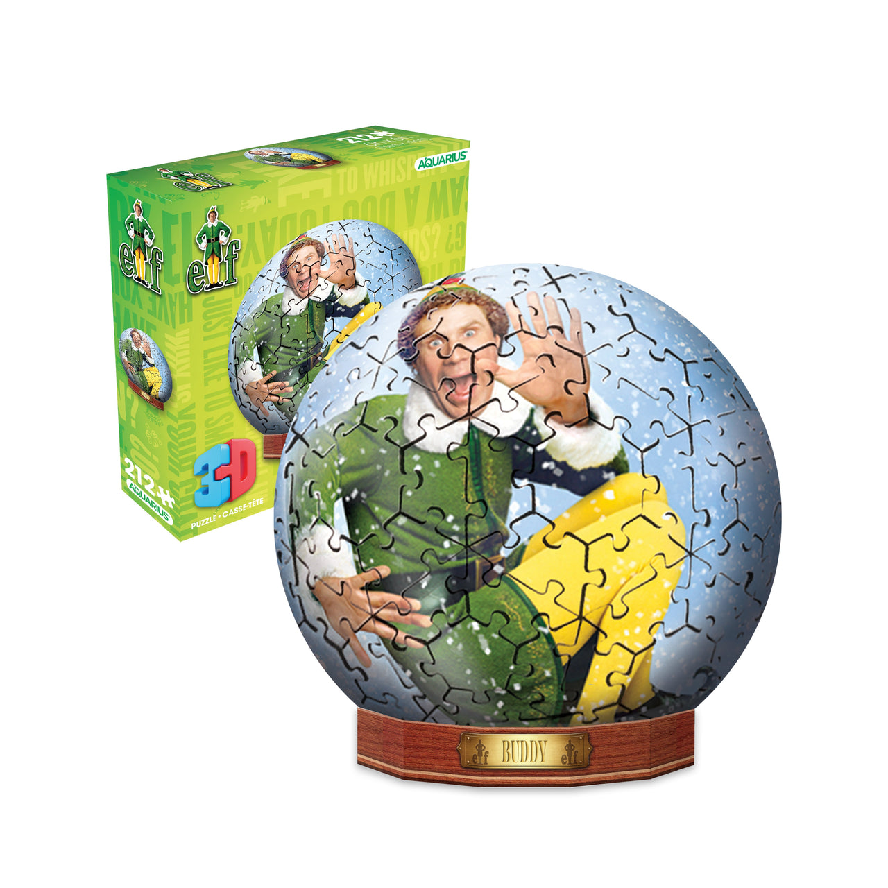 Elf 3D Sphere Jigsaw Puzzle (212 Pieces) – 3 PC PPK ($8.50 each)