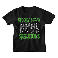 Thumbnail for SPOOKY SCARY SKELETONS-SSS SPOOKY SCARY SKELETONS-BLACK TODDLER S/S TSHIRT