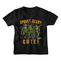 Thumbnail for SPOOKY SCARY SKELETONS-SSS SPOOKY SCARY CUTE-BLACK TODDLER S/S TSHIRT