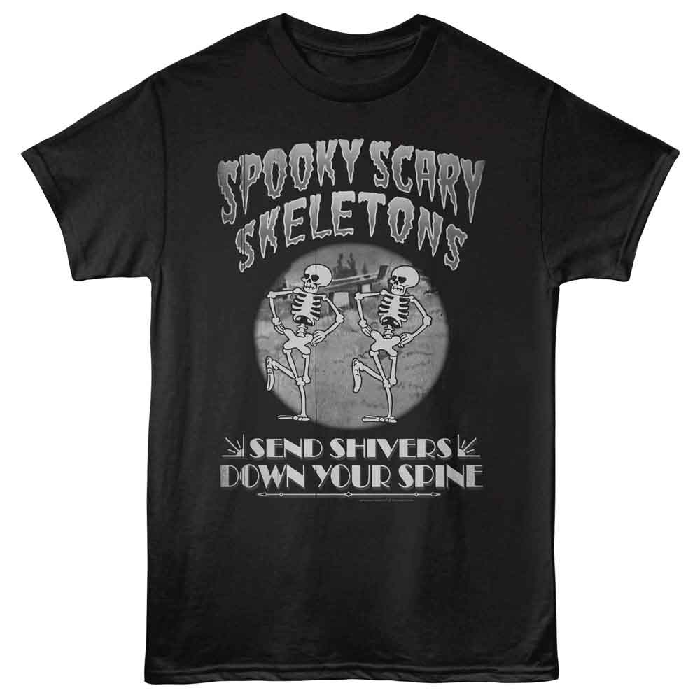 Spooky Scary Skeletons - Sss Old Film Duet T-Shirt
