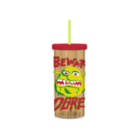 Thumbnail for Shrek Beware Orge  20oz Plastic Tall Cold Cup w/ Lid and Straw – 12 pc ppk ($5.25 each)