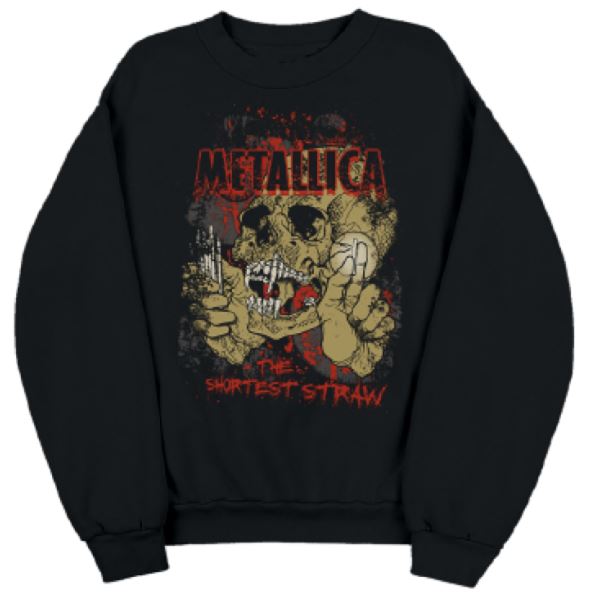 METALLICA- SHORTEST STRAW FLEECE