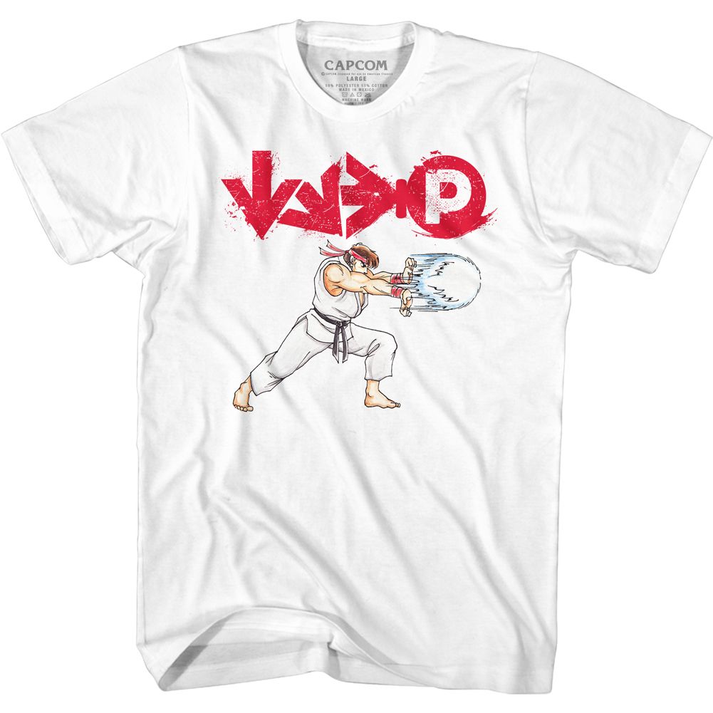 STREET FIGHTER-CODE-WHITE ADULT S/S TSHIRT
