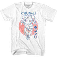 Thumbnail for STREET FIGHTER-CUTESY CHUNLI-WHITE ADULT S/S TSHIRT