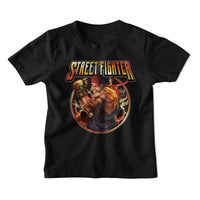 Thumbnail for STREET FIGHTER-STREET FIGHTER LIGHTNING RYU-BLACK YOUTH S/S TSHIRT