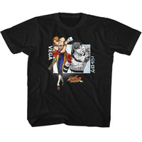 Thumbnail for STREET FIGHTER-STREET FIGHTER VEGA-BLACK YOUTH S/S TSHIRT