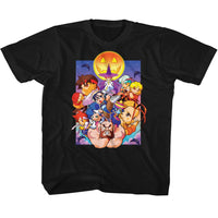 Thumbnail for STREET FIGHTER-STREET FIGHTER POCKET FIGHTERS SPOOKY-BLACK TODDLER S/S TSHIRT