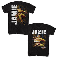 Thumbnail for STREET FIGHTER-STREET FIGHTER JAMIE CHARACTER-BLACK ADULT S/S TSHIRT