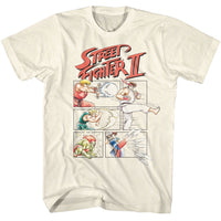 Thumbnail for STREET FIGHTER-STREET FIGHTER 2 COMIC-NATURAL ADULT S/S TSHIRT