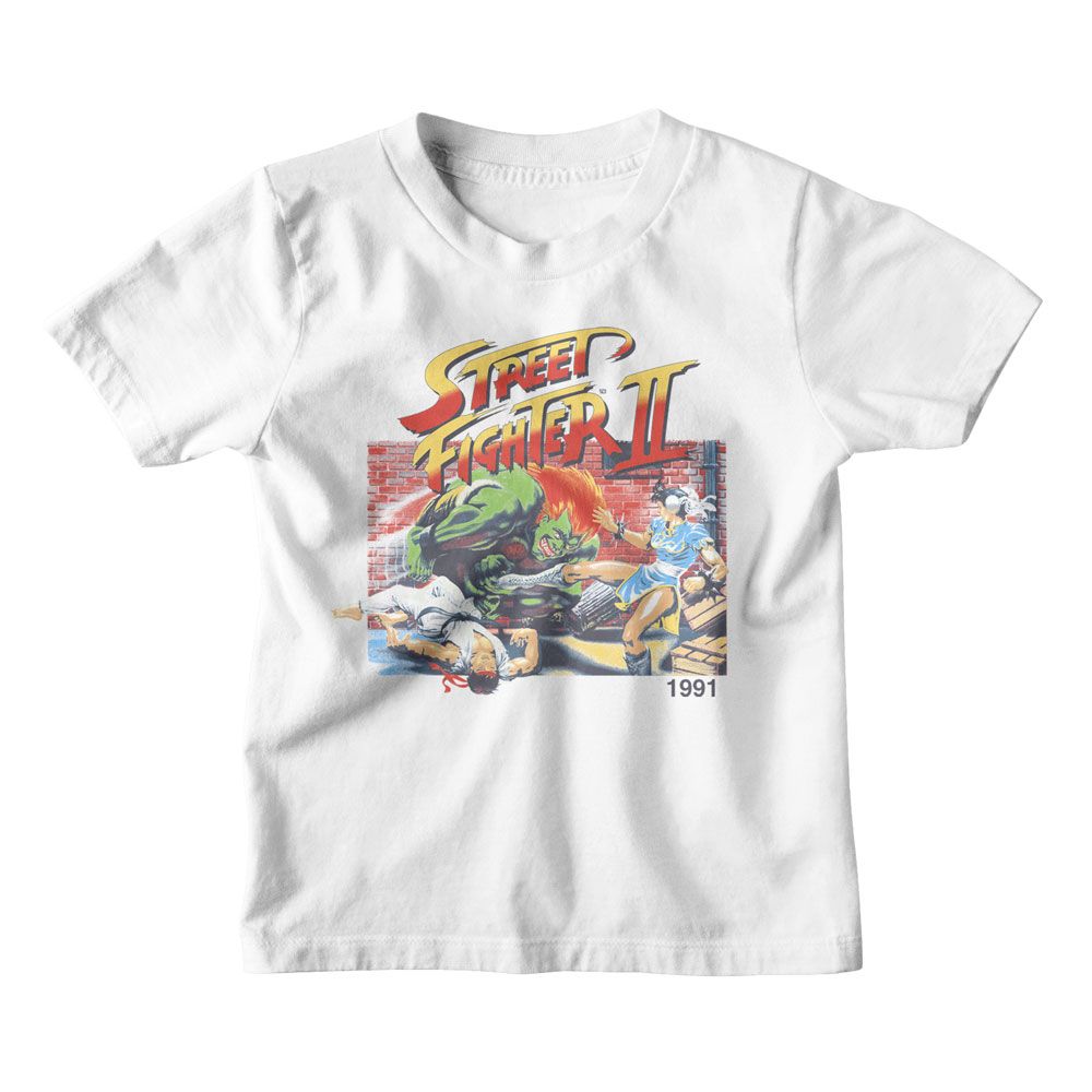 STREET FIGHTER-STREET FIGHTER FADED SF2-WHITE TODDLER S/S TSHIRT