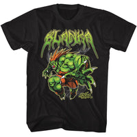 Thumbnail for STREET FIGHTER-STREET FIGHTER BLANKA METAL-BLACK ADULT S/S TSHIRT