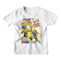 Thumbnail for STREET FIGHTER-STREET FIGHTER BLANKA VS GUILE 92-WHITE TODDLER S/S TSHIRT