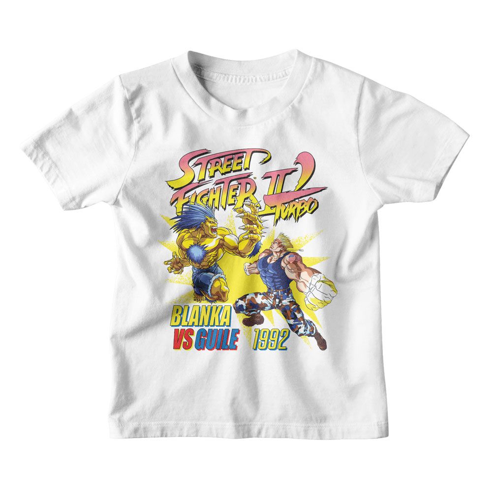 STREET FIGHTER-STREET FIGHTER BLANKA VS GUILE 92-WHITE YOUTH S/S TSHIRT