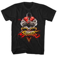 Thumbnail for STREET FIGHTER-SFV KEY-BLACK ADULT S/S TSHIRT
