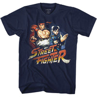 Thumbnail for STREET FIGHTER-RYUCHUNLI-NAVY ADULT S/S TSHIRT