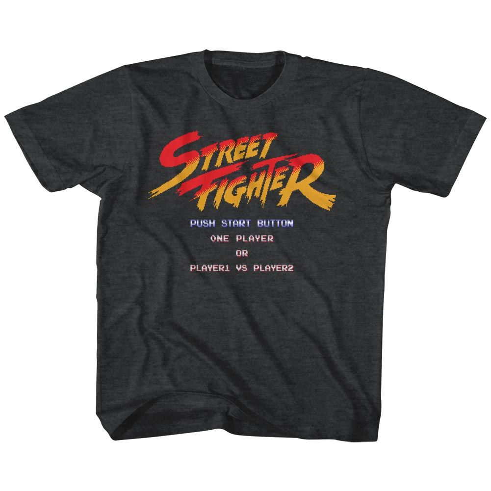 STREET FIGHTER-START SCREEN-VINTAGE SMOKE YOUTH S/S TSHIRT