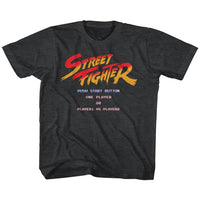 Thumbnail for STREET FIGHTER-START SCREEN-VINTAGE SMOKE TODDLER S/S TSHIRT