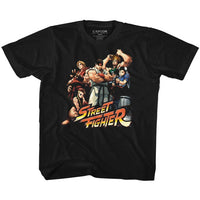 Thumbnail for STREET FIGHTER-COOL KIDS-BLACK YOUTH S/S TSHIRT