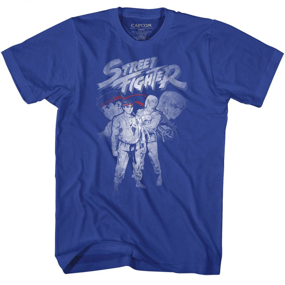 STREET FIGHTER-SFK AND R-ROYAL ADULT S/S TSHIRT