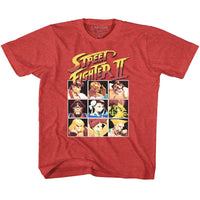 Thumbnail for STREET FIGHTER-8BIT-RED HEATHER TODDLER S/S TSHIRT