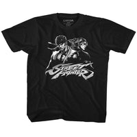 Thumbnail for STREET FIGHTER-TWO DUDES-BLACK TODDLER S/S TSHIRT