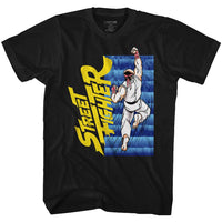 Thumbnail for STREET FIGHTER-UPPERCUTTIN-BLACK ADULT S/S TSHIRT