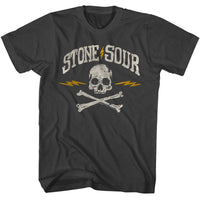 Thumbnail for STONE SOUR-STONE SOUR SKULL AND BONES-SMOKE ADULT S/S TSHIRT