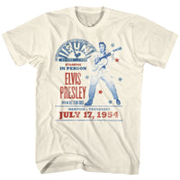 Thumbnail for ELVIS SUN RECORDS-ELVIS CONCERT POSTER-NATURAL ADULT S/S TSHIRT