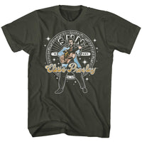 Thumbnail for ELVIS SUN RECORDS-ELVIS CIRCLE AND SPARKLES-SMOKE ADULT S/S TSHIRT
