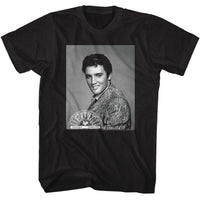 Thumbnail for ELVIS - SUN RECORDS-ELVIS PORTRAIT-BLACK ADULT S/S TSHIRT