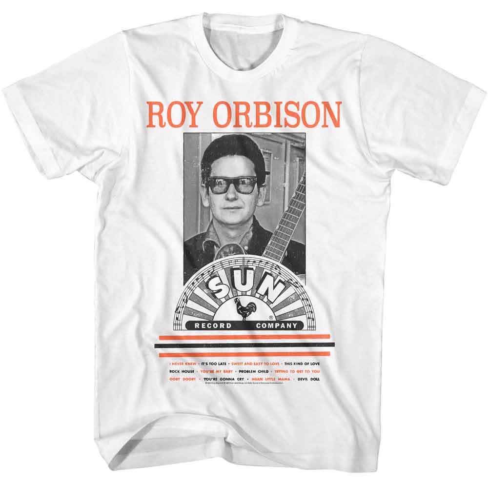 SUN RECORDS-SUN RECORDS PHOTO AND SINGLES-WHITE ADULT S/S TSHIRT