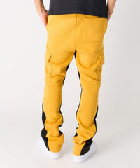Thumbnail for Flare Stacked Fleece Sweatpants