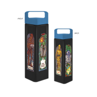 Thumbnail for Star Wars Mosaic Character Panels  25oz Plastic Square Water Bottle w Lid – 12 pc ppk ($7.25 each)