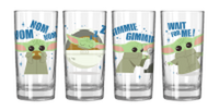Thumbnail for Star Wars Mandalorian Gimmie Nom  4pc. 10oz. Tumbler Glass Set – 10 pc ppk ($12.25 each)