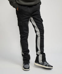 Thumbnail for Stacked Fleece Sweatpant - Black