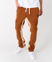 Thumbnail for Stacked Fleece Sweatpant - Brown