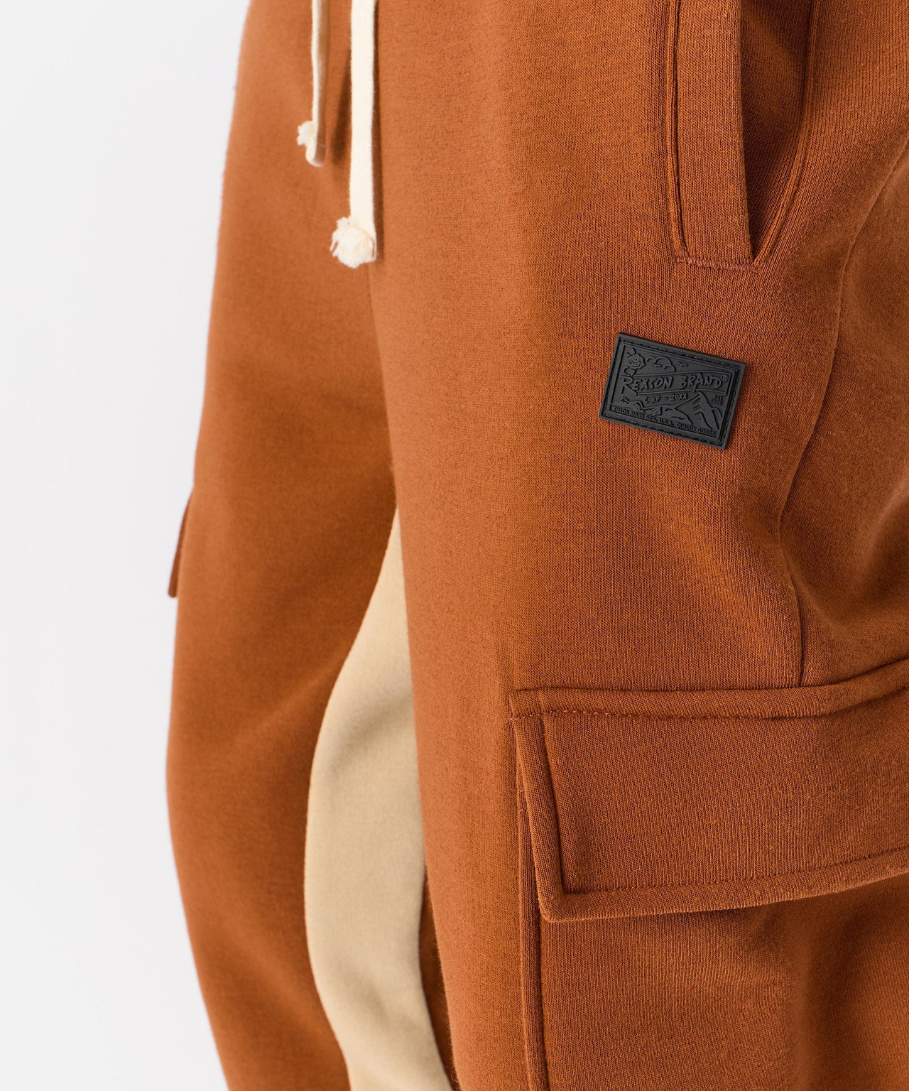 Stacked Fleece Sweatpant - Brown