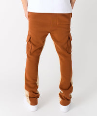 Thumbnail for Stacked Fleece Sweatpant - Brown