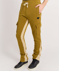 Thumbnail for Stacked Fleece Sweatpant - Khaki