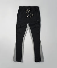 Thumbnail for Stacked Fleece Sweatpant - Black