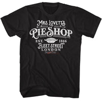 Thumbnail for SWEENEY TODD-SWEENEY TODD LOVETTS PIE SHOP-BLACK ADULT S/S TSHIRT