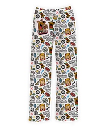 Thumbnail for Scooby Snacks pajama pants featuring Scooby-Doo, snack graphics, and bright colorful designs – Warner Bros. Discovery