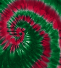 Thumbnail for Red & Green Tie Dye Lounge Pants