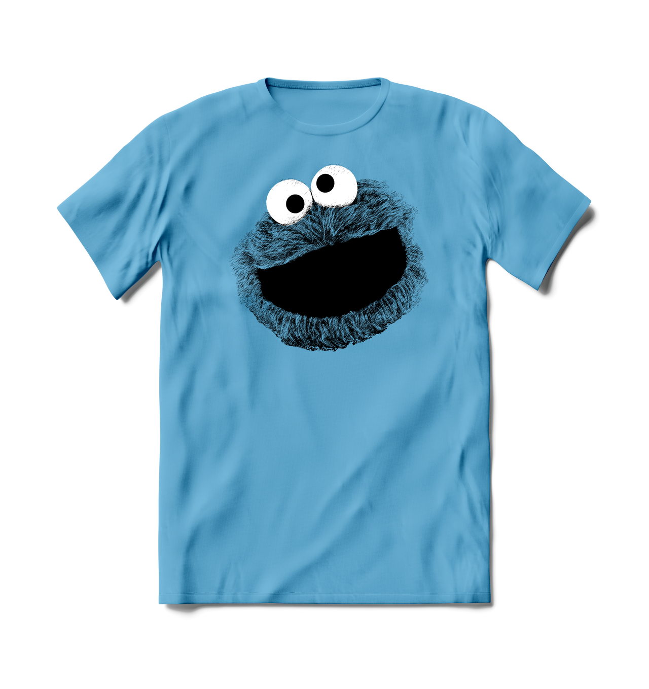 BRIEF INSANITY Sesame Street Cookie Monster Short Sleeve Shirt