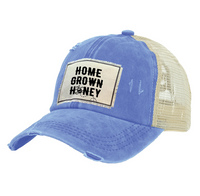Thumbnail for BRIEF INSANITY Home Grown Honey - Vintage Distressed Trucker Adult Hat