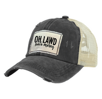 Thumbnail for BRIEF INSANITY Lawd Have Mercy - Vintage Distressed Trucker Adult Hat