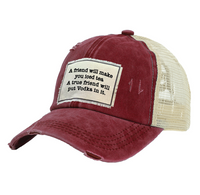 Thumbnail for BRIEF INSANITY Iced Tea - Vintage Distressed Trucker Adult Hat