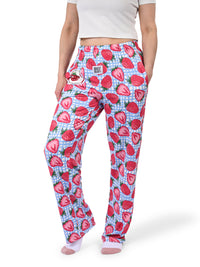 Thumbnail for Strawberry Pajama Pants side angle view