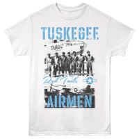 Thumbnail for Tuskegee Airmen - Redtails Cool Color T-Shirt